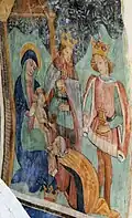 Côte droit : Adoration des mages