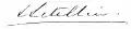 Signature de Luc Letellier de Saint-Just