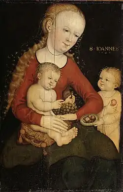 Madone adorée par saint Jean1529, Moscou