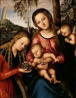 Madone et Ste Catherine1515, Portland Art Museum, Portland