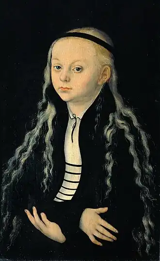 Magdalena Luther1524, Louvre.