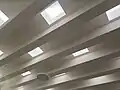 Lanterneaux d'origine à l'intérieur de la gare