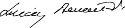 signature de Lucien Benoit