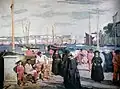 Lucien Simon : Le quai d'Audierne (1922, Colmar, musée d'Unterlinden).