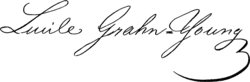 signature de Lucile Grahn