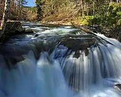 Les Little Luckiamute Falls.