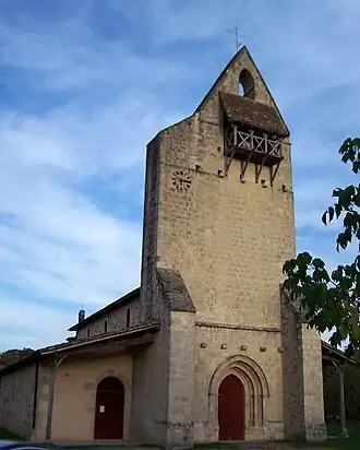 L'église Saint-André, vue nord-ouest (oct.&nbsp;2012).
