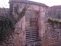 entrée de jardin face à la maison des Marrault