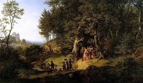 Brautzug im Frühling (1847).
