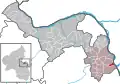 VLocalisation de Ludwigshöhe dans la Verbandsgemeide et dans l'arrondissement