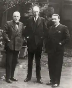 Pirandello, Sinclair Lewis et Mondadori, 1932.