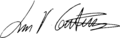 Signature de Luis Gutiérrez