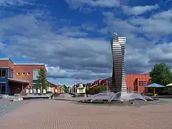 Une vue ancienne du campus de l'université de Luleå.