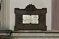 Plaque du traité de Lunéville.