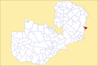 Localisation de District de Lundazi