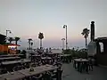 Lungo mare Roccella Ionica, inizio serata.