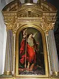 Archange Michael dans l'église S.Antony par Josef Moroder-Lusenberg, 1876.