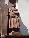 Statue de Luther sur le modèle de la statue en plâtre d'A. Marzolff.