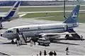 Le premier Boeing 737-200 de Luxair, vu à Luxembourg en 1978