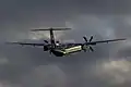 Un Bombardier Q-400 au décollage.