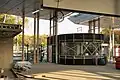 Poste de contrôle, situé en station amont.