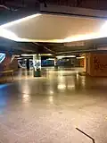 Le passage souterrain peu avant sa fermeture
