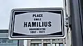 Plaque de nom de rue