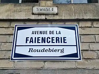 Image illustrative de l’article Avenue de la Faïencerie