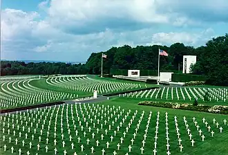 Cimetière militaire américain.