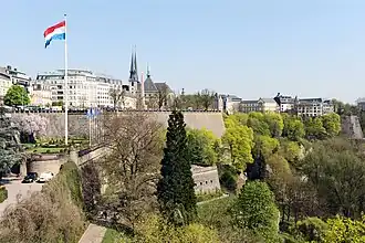 La vieille ville vue depuis le pont Adolphe.