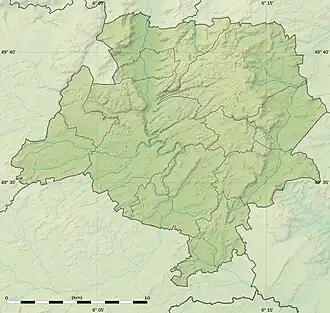 Voir sur la carte topographique du canton de Luxembourg