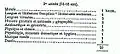 Enseignements et horaires de 3e&nbsp;année en 1882.