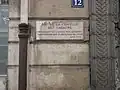 Plaque rue Sully
