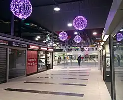 La galerie marchande au niveau 2