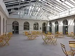 Cloître de l'ancien couvent en 2019