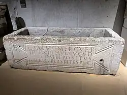 Sarcophage de Salvius Mercurius, Lugdunum (Lyon, France).