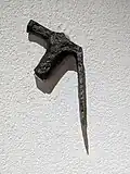 Fer d'herminette, musée Lugdunum.