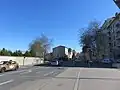 La route de Vienne à l'entrée nord du Grand Trou.