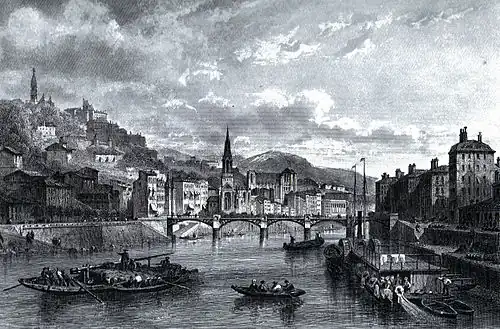 Lyon au XIXe&nbsp;siècle.