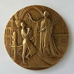 Royaume de Belgique, Exposition universelle de Bruxelles 1910, revers.