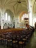 L'église Saint-Pierre de l'intérieur.