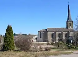Place de l'Église réaménagée en 2007.