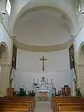 Nef de l'église Sainte-Anne.