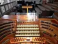 Claviers des grandes orgues de la cathédrale