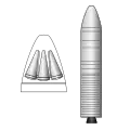 Dessin du mirvage d’un&nbsp;M45.