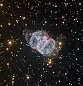 M76 imagée par le télescope de Liverpool (par Daniel Nobre).