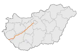 Image illustrative de l’article Autoroute M7 (Hongrie)