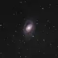 Photographie de M96 dans un télescope amateur.