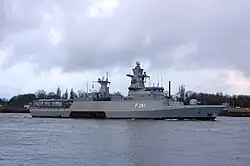Corvette de la classe Braunschweig.