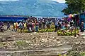 L’arrivée de bananes plantains au marché de Maluku en provenance de Kongo Central.